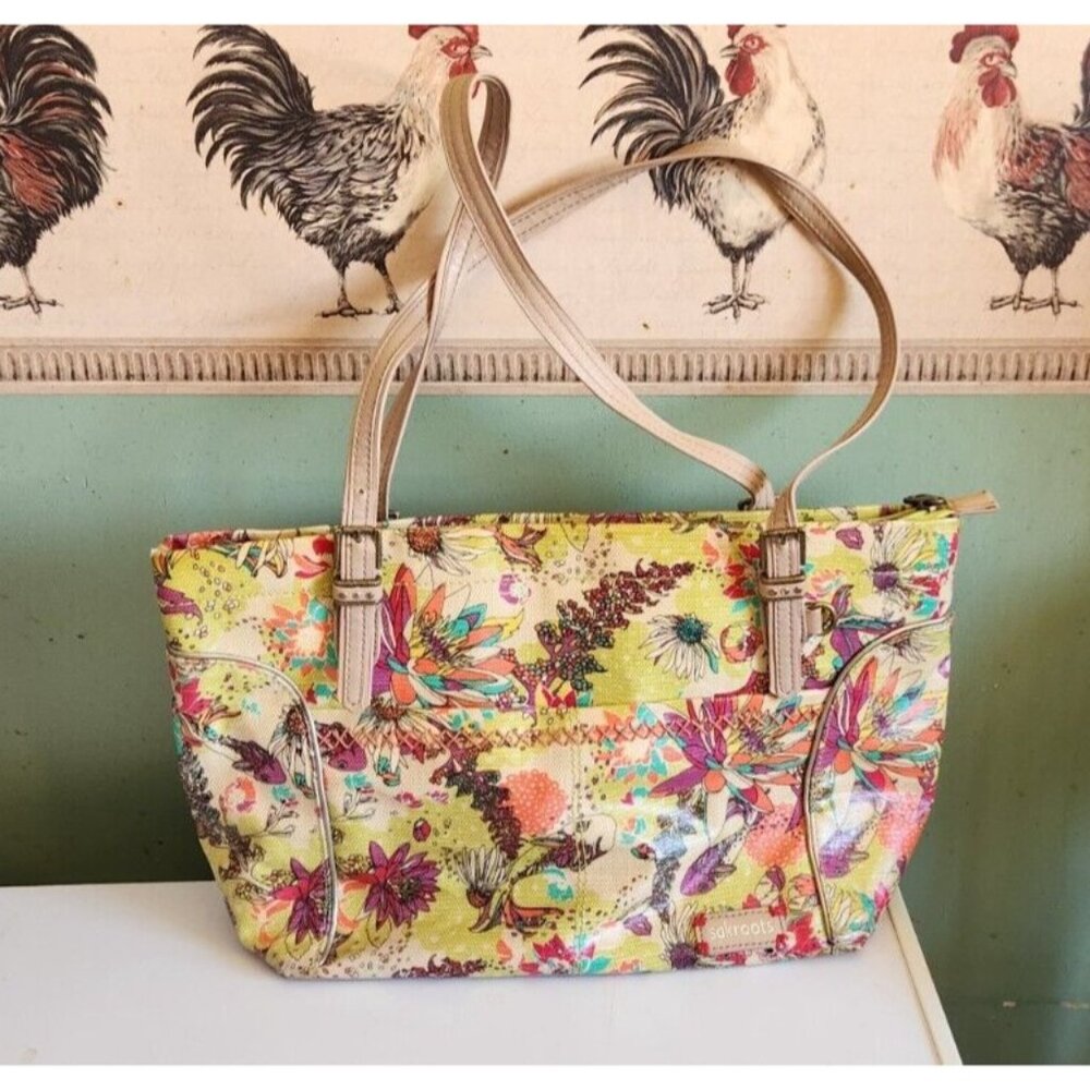 Sakroots Peace Purse med satchel